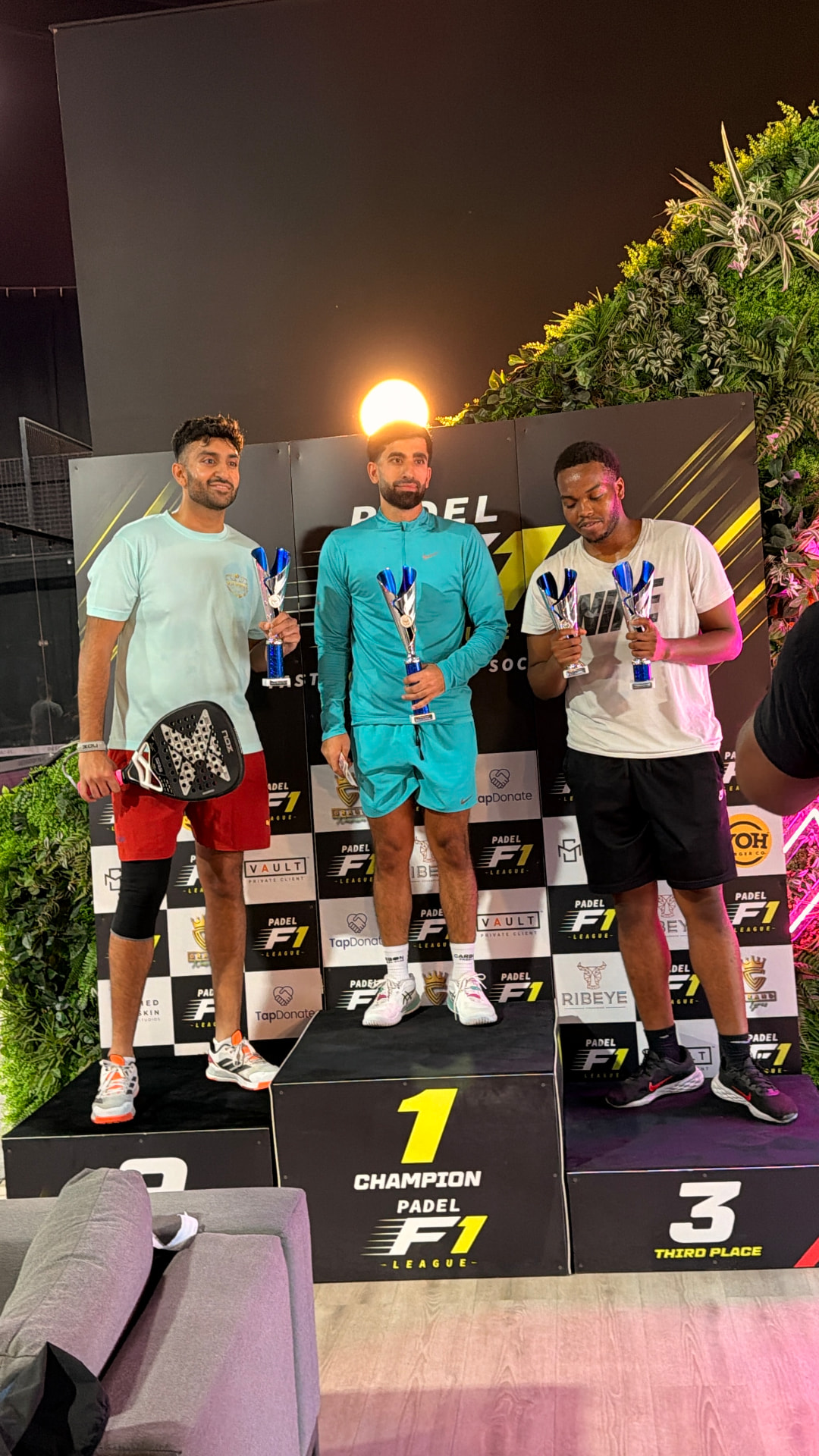 Premier podium — Padel Grid R03 · Cheadle