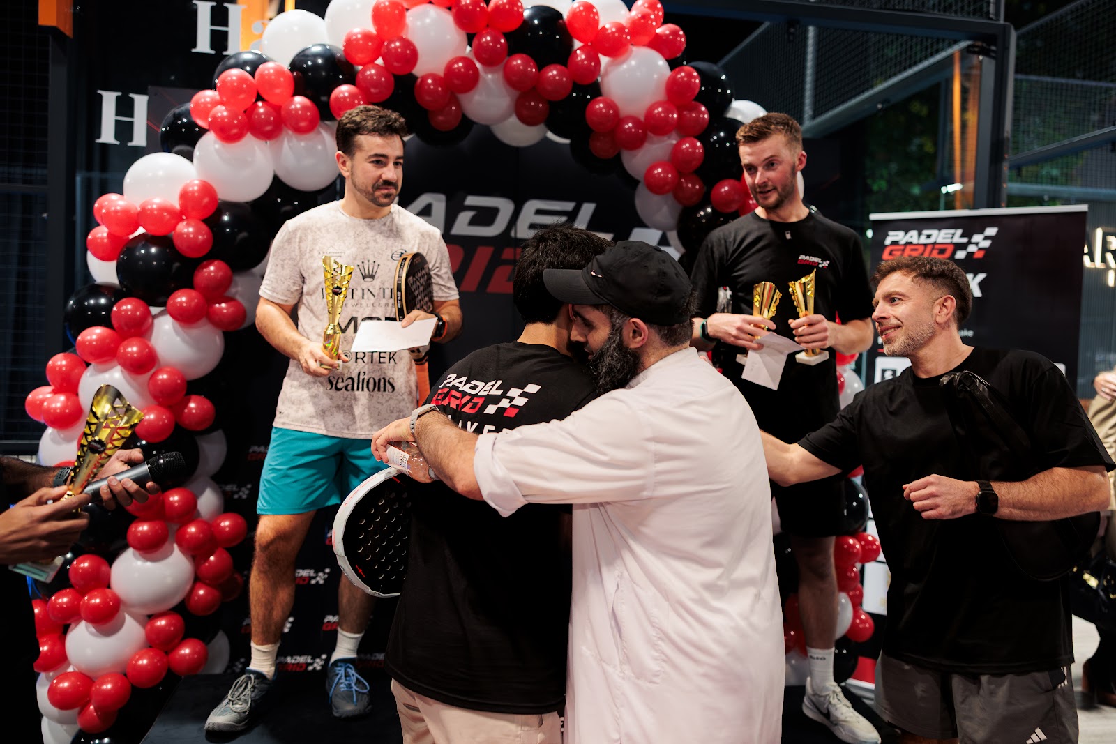 Podium presentation — Padel Grid R09 · Carbon Manchester